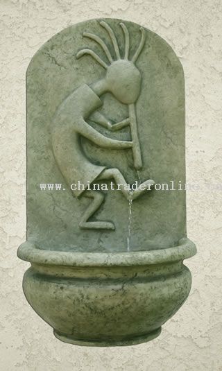 Wall Fountains: Kokopelli Wall Fountain from China